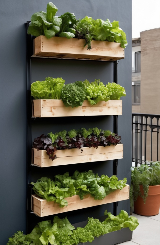 2. Vertical Veggies (When Ground Space Just Ain’t Enough)
