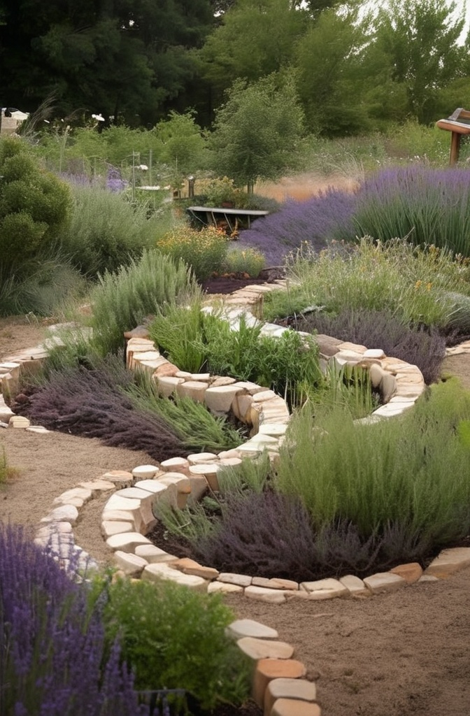 12. Spiral Herb Garden