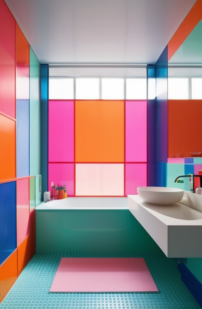 20. Transparent color blocks
