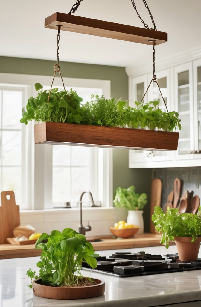 4. Countertop Herb Planter