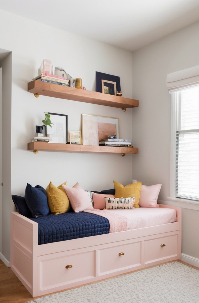 6. Twin Bed + Daybed = Perfection