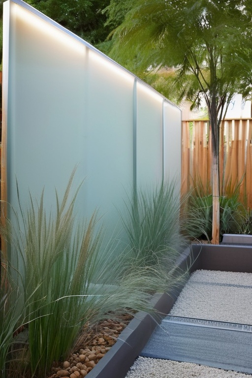 18. Frosted Glass Panels—Because Privacy Can Be Sleek