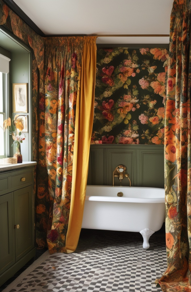 4. Vintage floral explosion