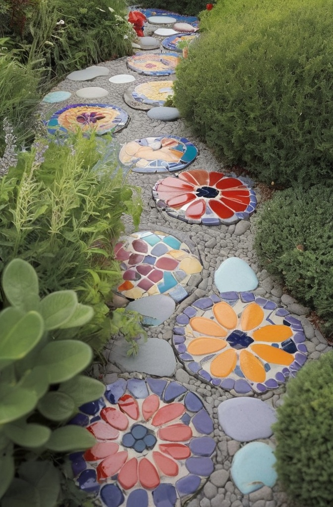 13. Functional Beauty with Stepping Stones