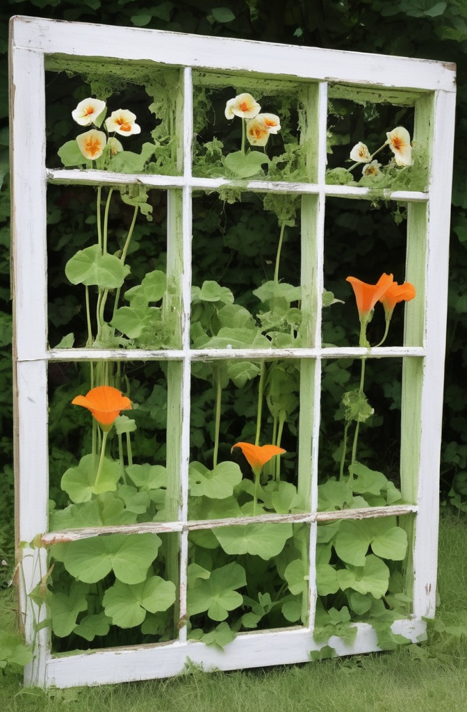 7. The Salvaged Window Frame
