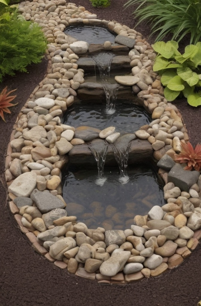 7. Edge a Water Feature