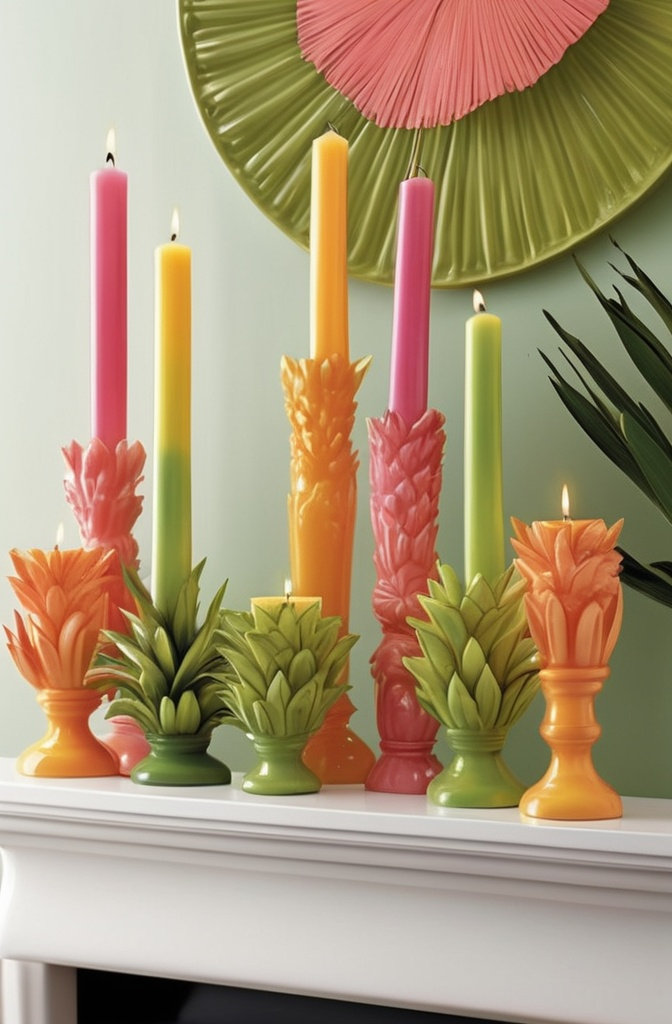 16. Tropical Candle Lineup