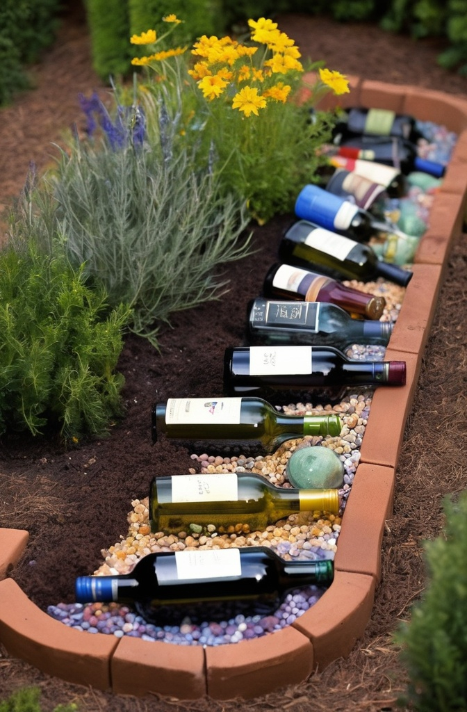 3. Wine Bottle Borderline Crazy