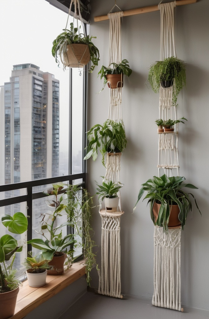 16. The Macramé Plant Ladder