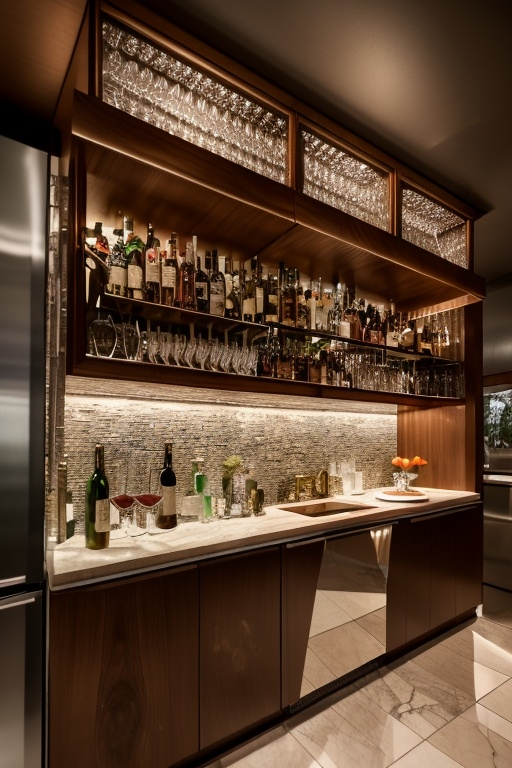 16. Pop-Out Bar Area