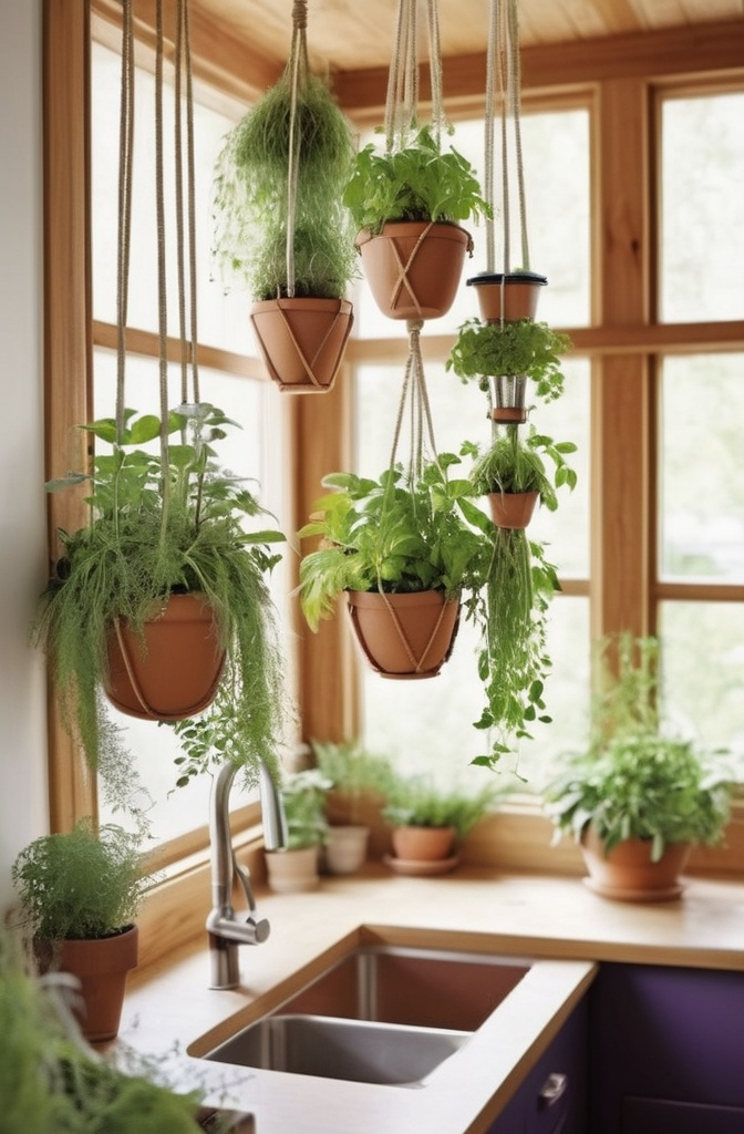 2. Hanging Herb Garden