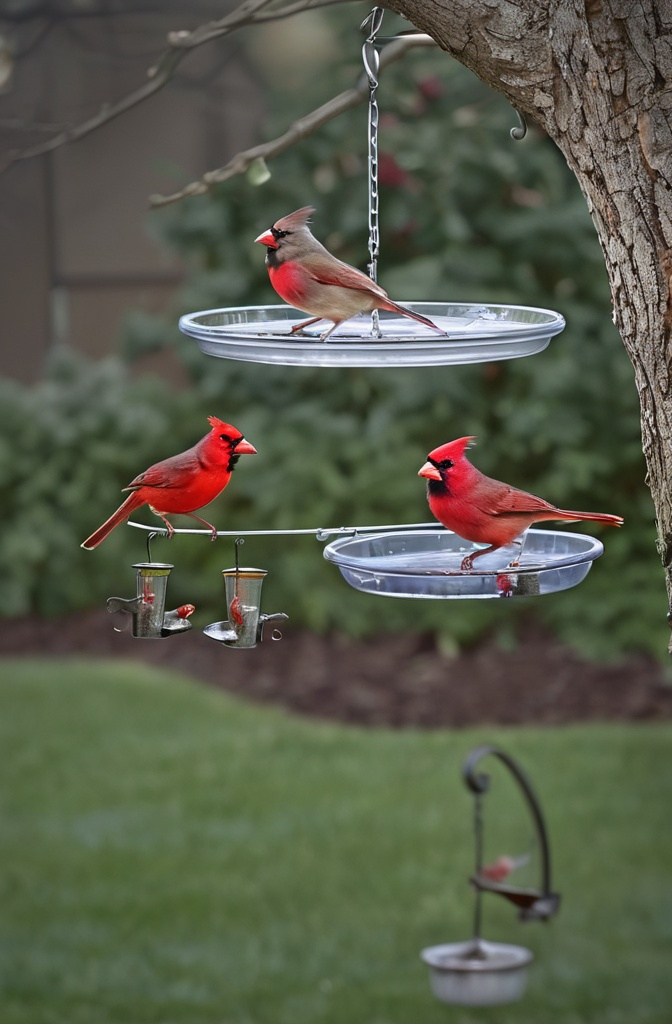 6. Welcoming Birds with Feeders