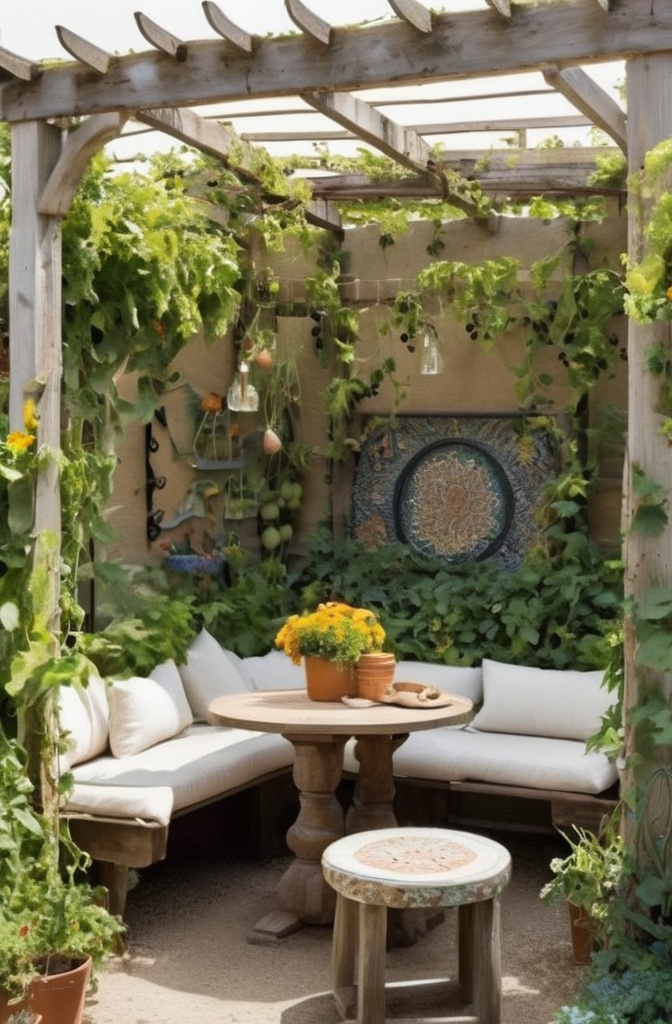 13. Add a Seating Nook Right in the Middle