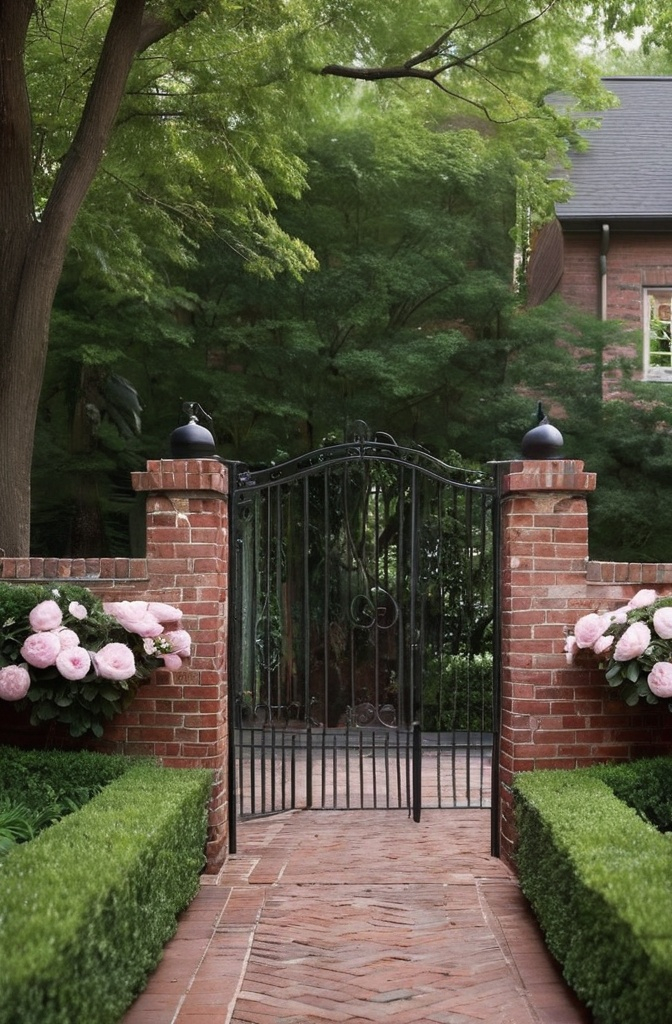6. Brick Retaining Walls