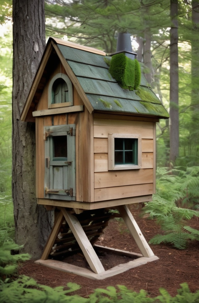 1. The “Cabin in the Woods” Coop