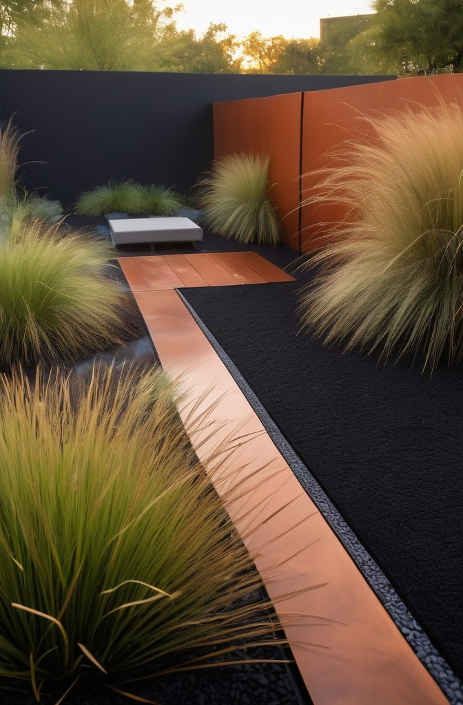3. Metal Edging – Sleek, Sharp, Surprisingly Sexy