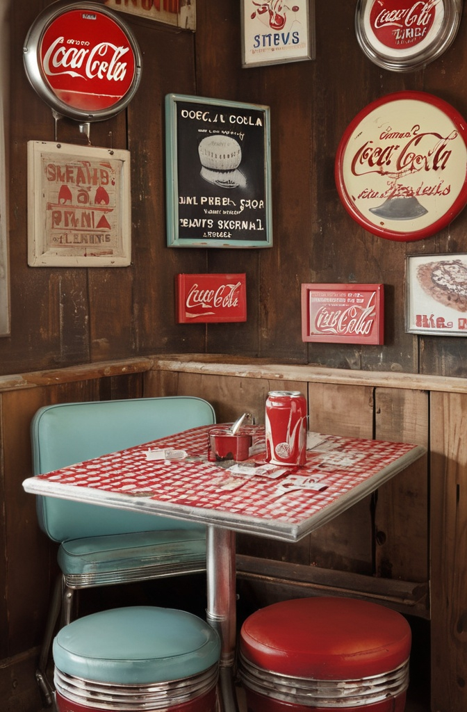 18. Vintage Signs or Posters – Retro Nostalgia Style