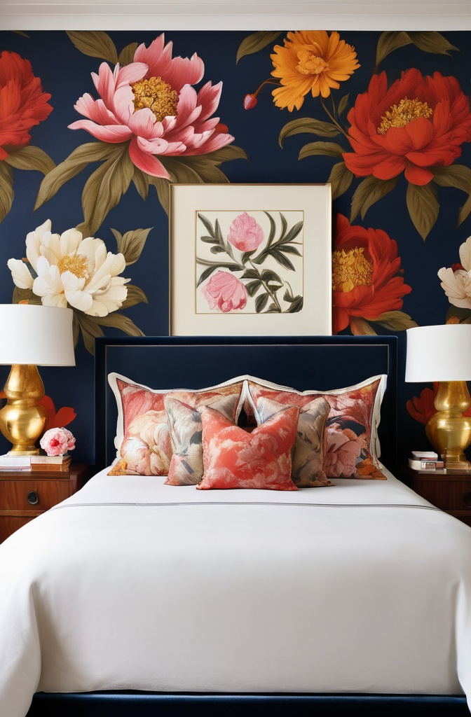 1. Bold Floral Patterns (Editorial Style)