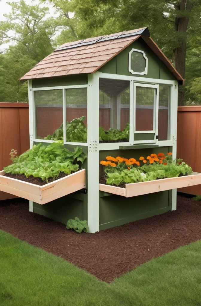 4. The Coop & Garden Combo