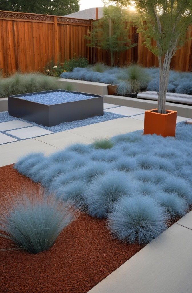 14. Blue Fescue – The Cool Kid in a Hot Yard