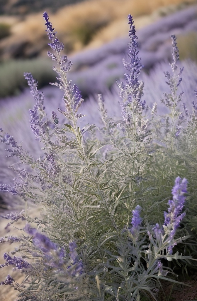 3. Russian Sage – Lavender’s Wilder Cousin