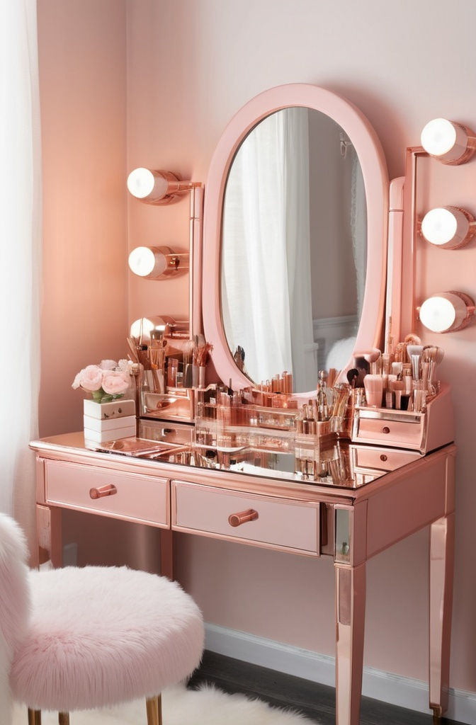 20. The “I Woke Up Like This” Vanity (That Took 45 Minutes)