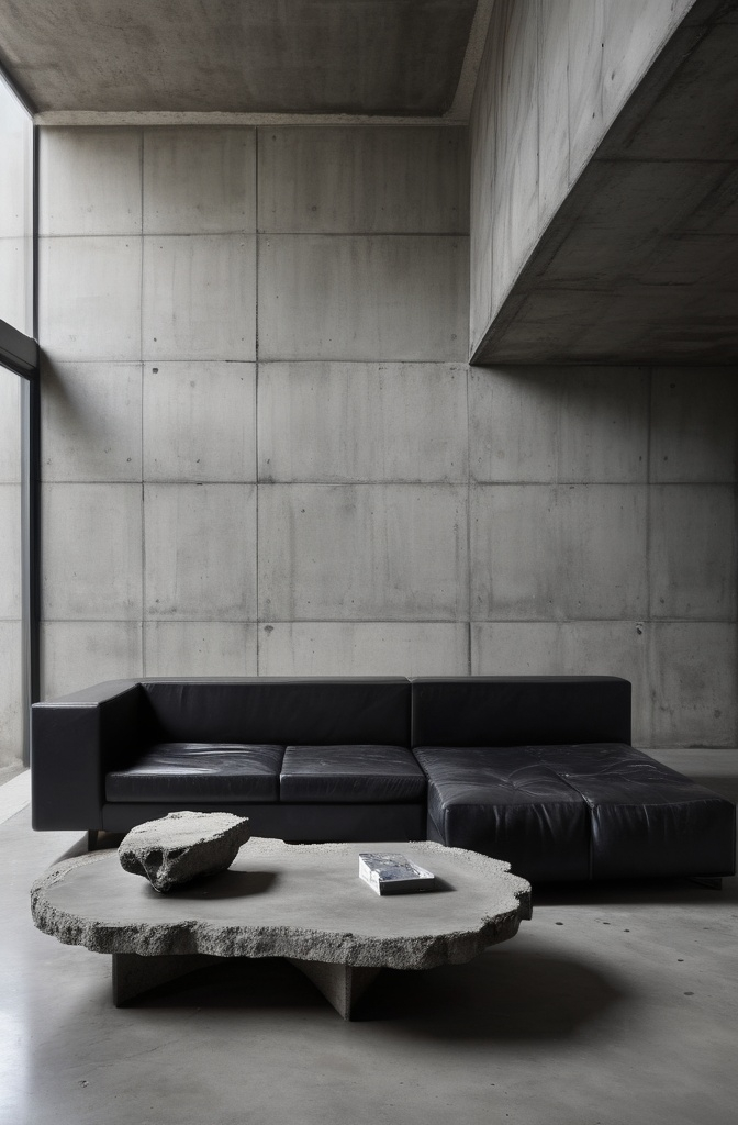 14. Incorporate Brutalist Decor Elements (Yeah, Really)