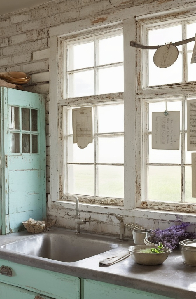 12. Upcycled Window Frames – Cottagecore Style