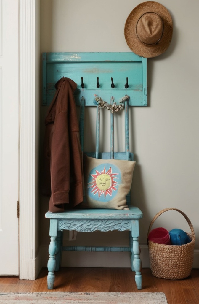 12. Add a Tiny Chair or Stool That Serves No Clear Purpose