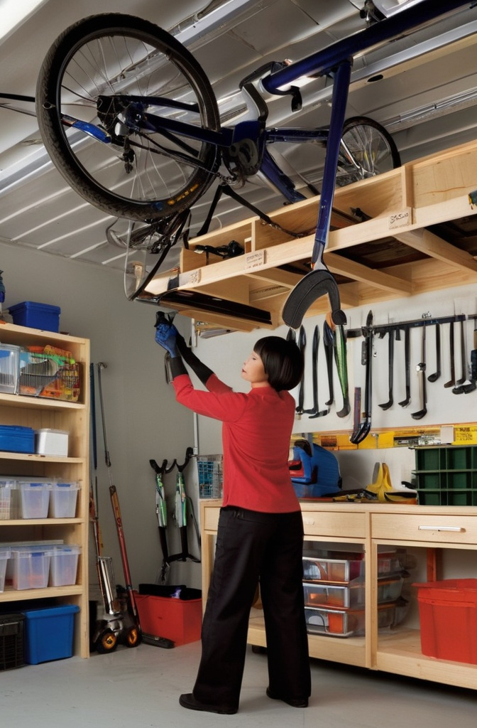 5. Ceiling Storage Wizardry