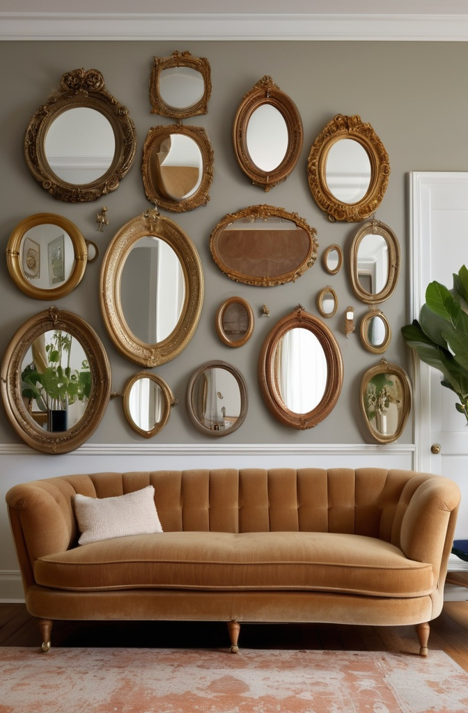 6. Mirrors That Don’t Match Anything