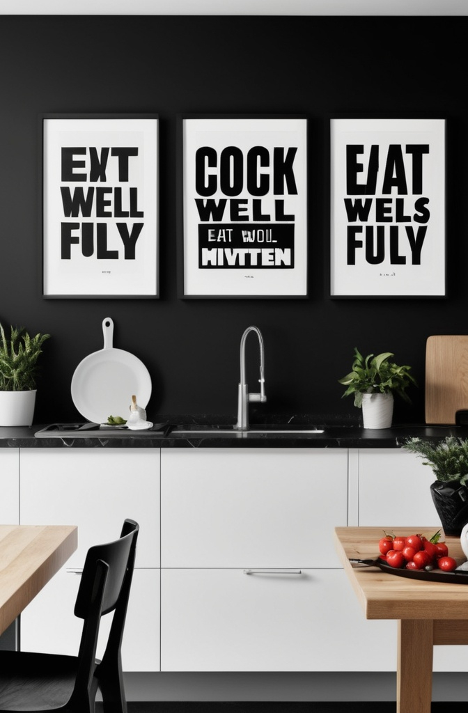 17. Modern Typography Prints – Trendy Graphic Style