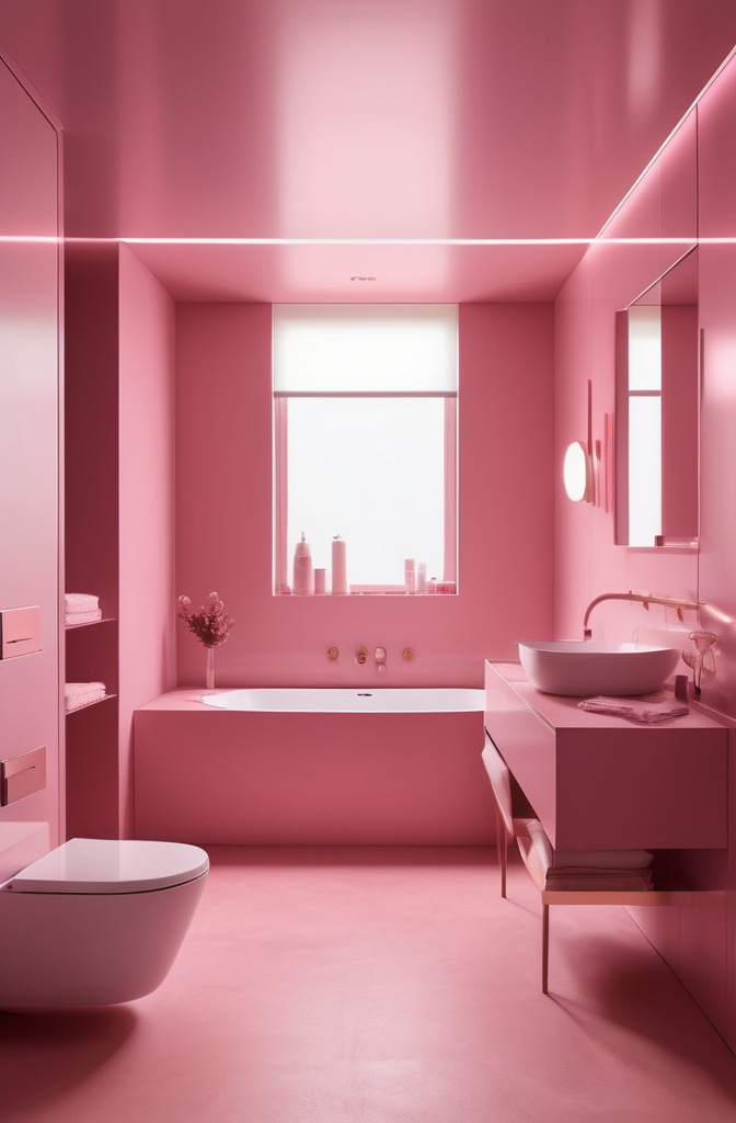 10. Full Pink Monochrome Moment