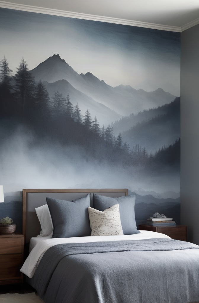 12. Nature-Inspired Murals (Artistic Escape Style)