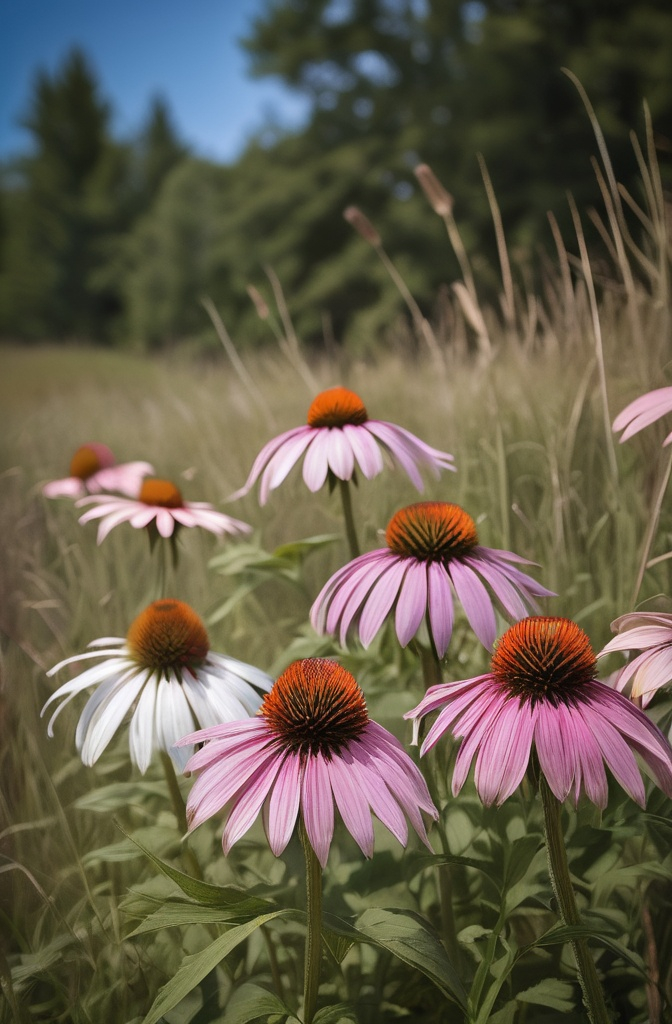 2. Coneflower – Wild and Unbothered