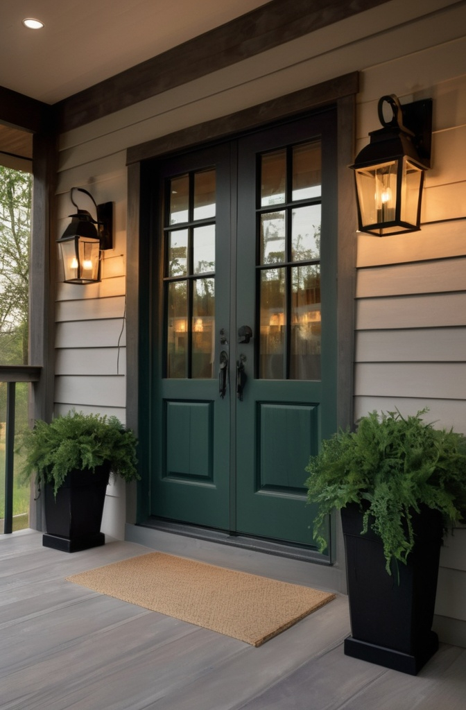 1. Lantern-Style Wall Sconces