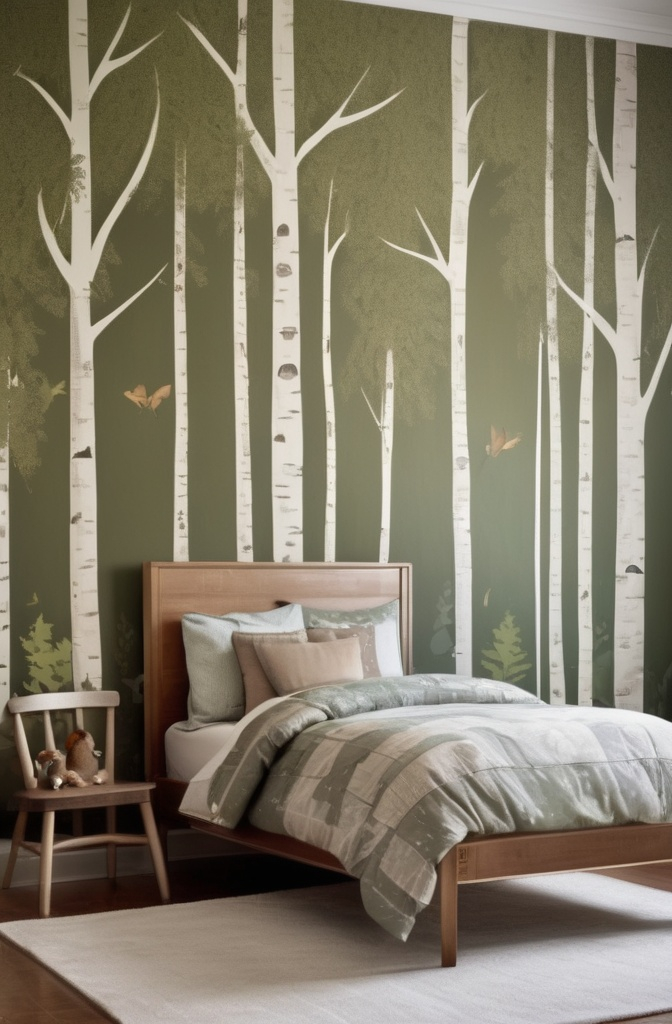 14. Woodland & Forest Wallpapers (Whimsical & Atmospheric Style)