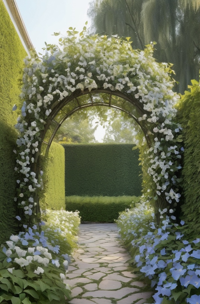 9. Secret Garden Lattice Arch