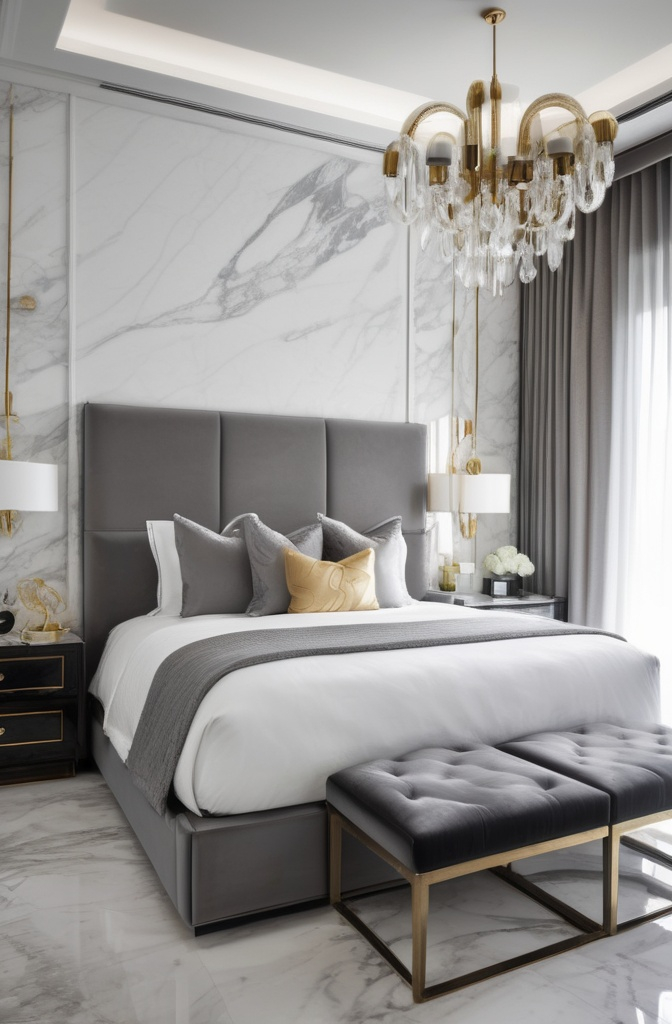 4. Marble Elegance (Formal Luxury Style)