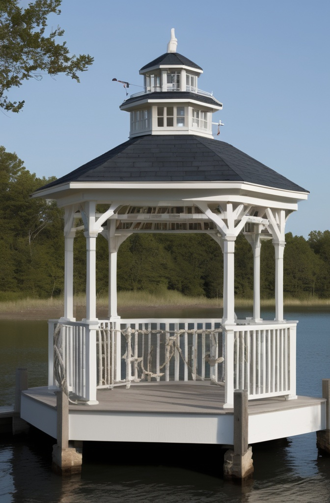15. The Fire Pit Gazebo