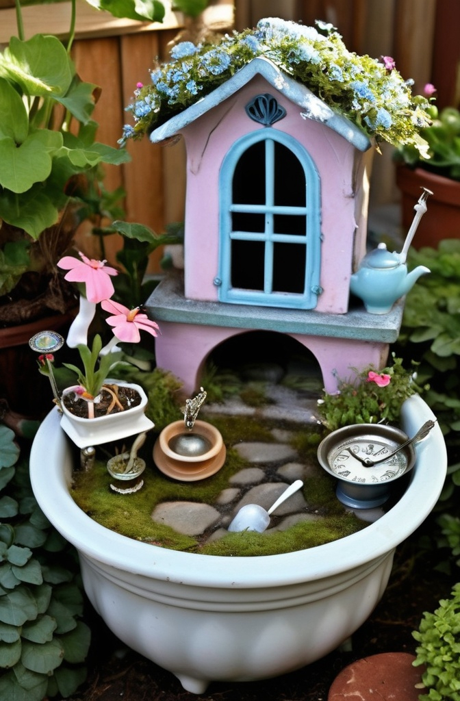 8. Thrift Store Treasure Hunt Garden