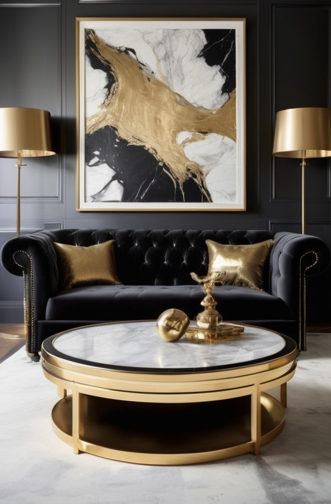 4. Metallic Accents – Gold, Brass, Maybe a Little Chrome If You Dare