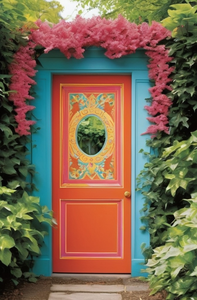 14. Painted Doorframe with No Door