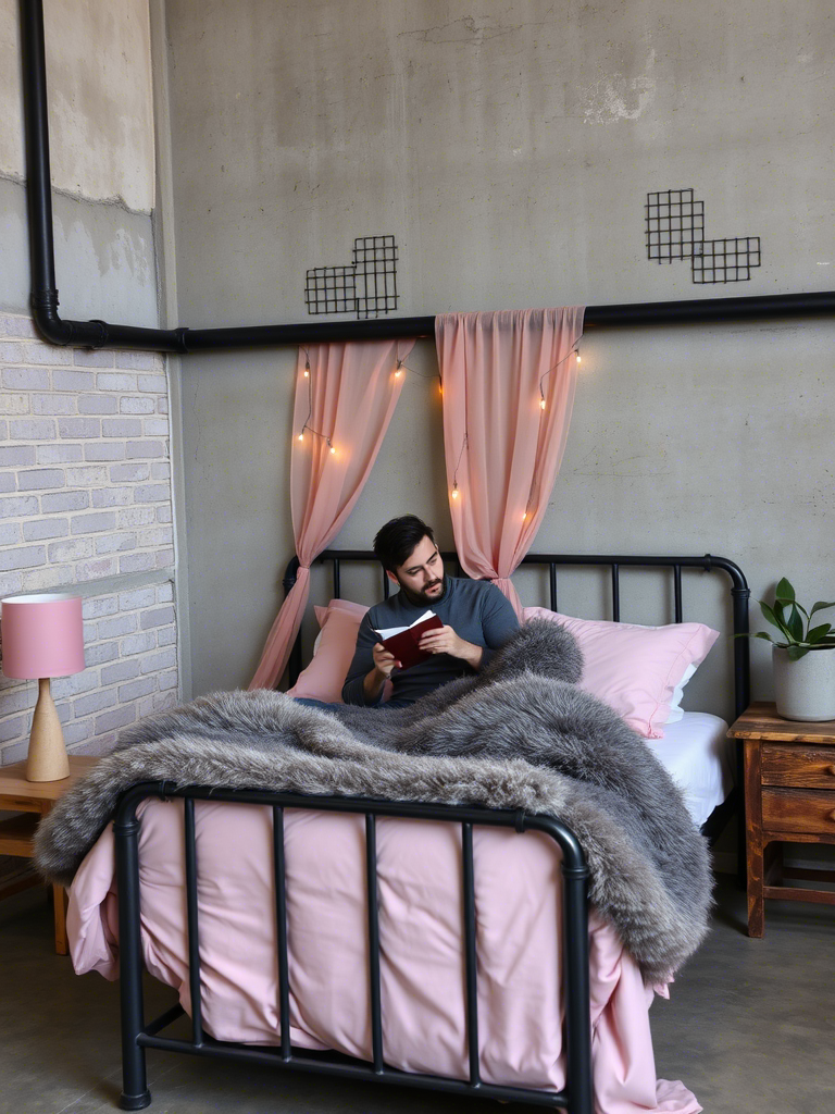 Pink and Grey Bedroom Color Schemes