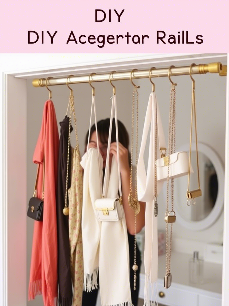 16. Hang Curtain Rod Rings for Accessories