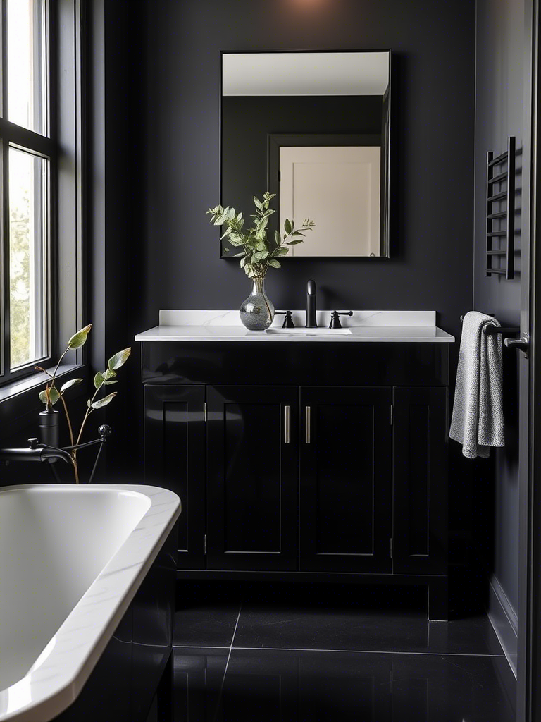 Amazing Dark Bathroom Design Ideas
