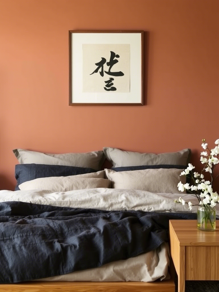 17. Introduce subtle Japanese calligraphy prints