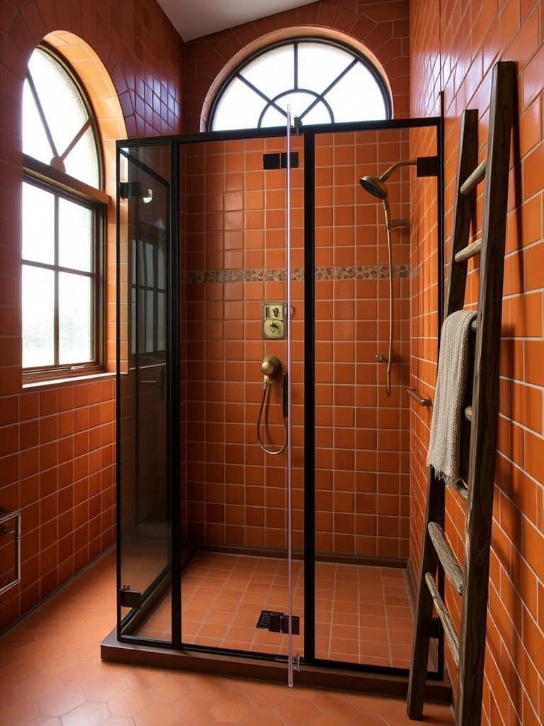 14. Cattle Fence Glass & Terracotta Tile