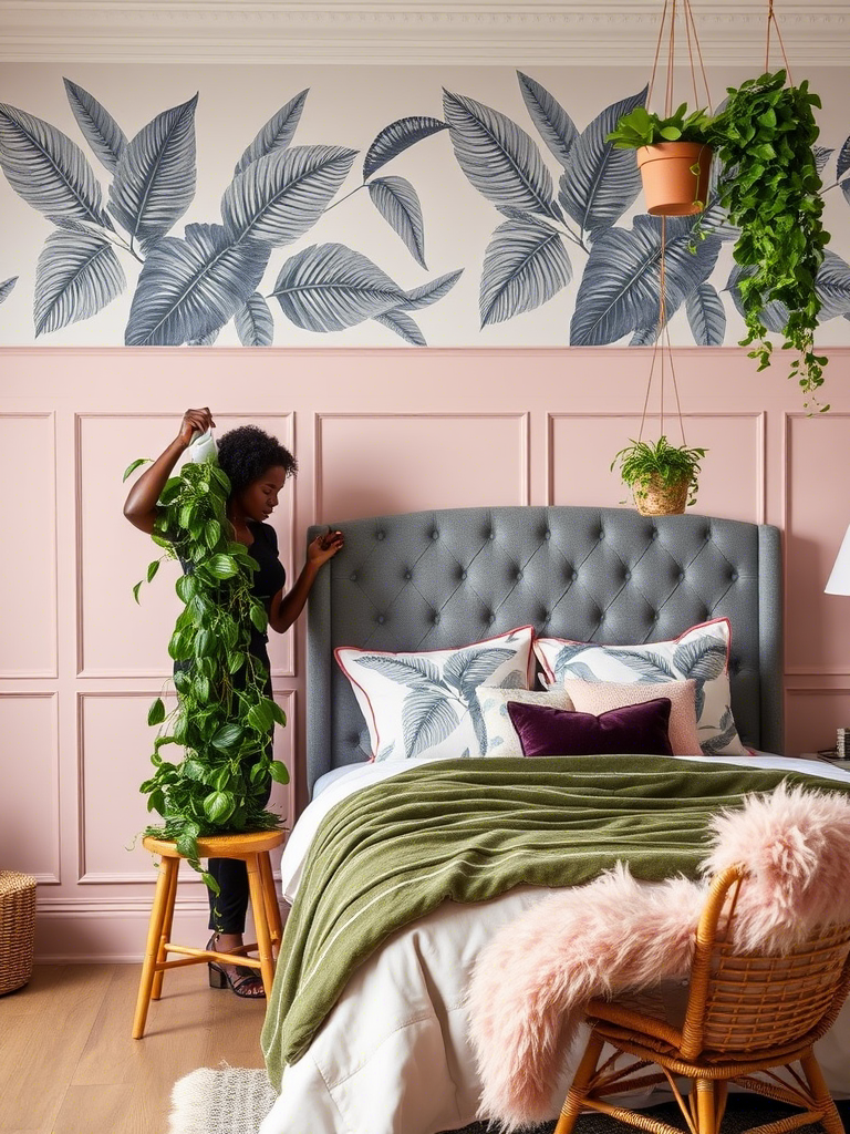 Pink and Grey Bedroom Color Schemes