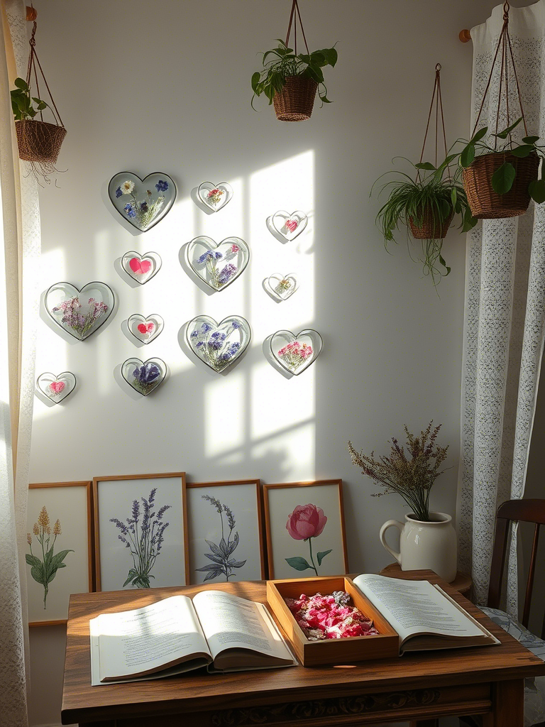 Heart-Shaped Wall Art Ideas